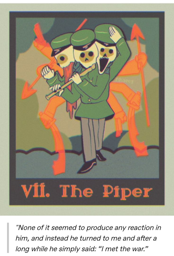 an image of a cartoon character with the caption'vil the piper '