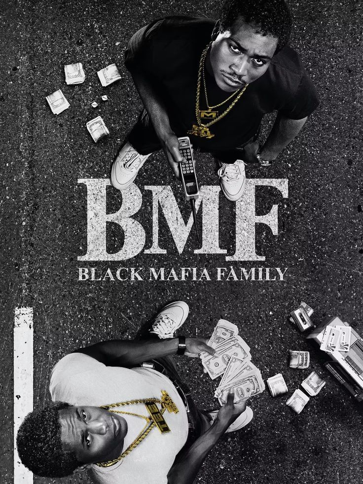 the poster for b m f black maffa family