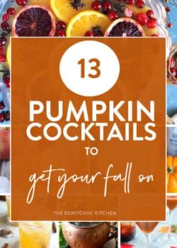 pumpkin cocktails with the title 13 pumpkin cocktails to get your foll on