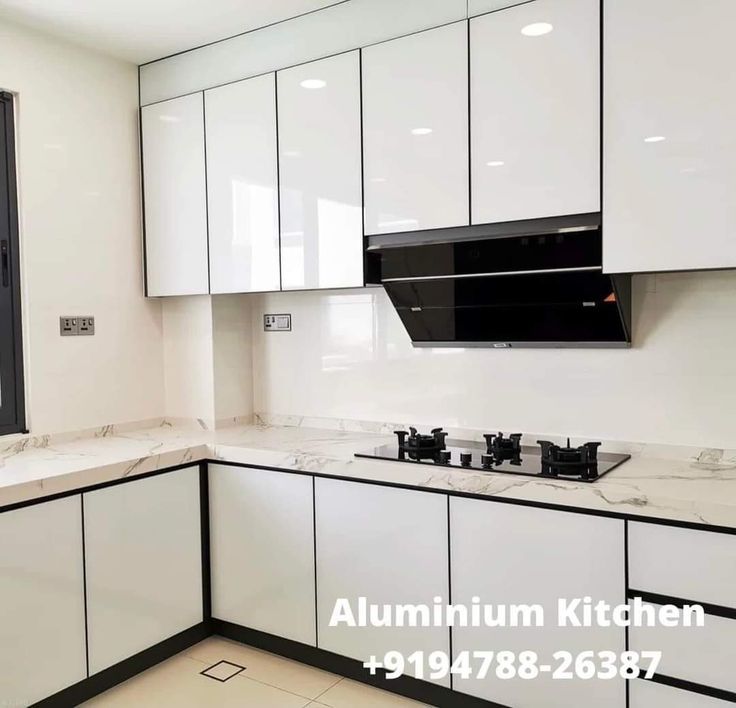 the kitchen is clean and ready for us to use in its new owner's home