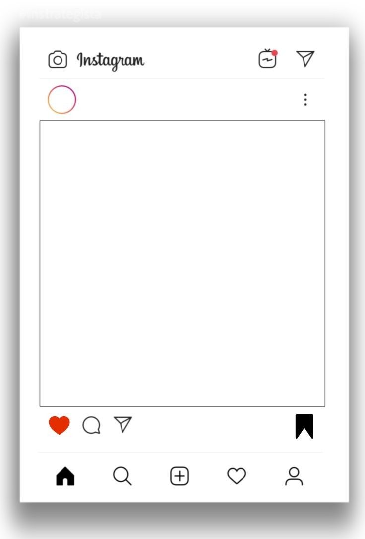 the instagram app on an iphone with different icons and buttons, including a red heart