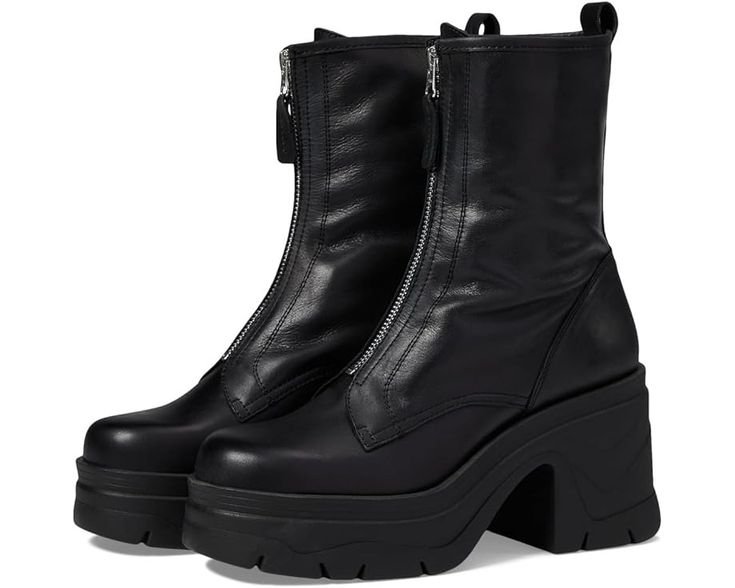 Free People Myles Zip Front Boot | Zappos.com Casual High Ankle Mid-calf Boots With Zipper, Casual Mid-calf High Ankle Boots With Zipper, Edgy Mid-calf Boots With Zipper And Round Toe, Fall High Ankle Combat Boots With Zipper Closure, Fall High Ankle Combat Boots With Zipper, High Ankle Combat Boots With Zipper For Fall, Edgy Ankle Boots With Zipper Closure, Edgy Moto Boots With Zipper Closure For Fall, Edgy High-top Boots With Zipper Closure