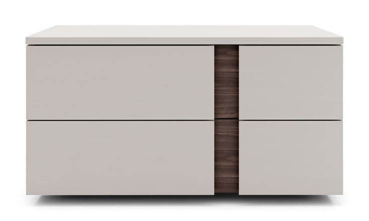 a white and brown cabinet with two doors