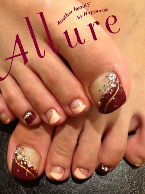 Valentine's Nails Pedicure, Red Nail Art, Pedicure Designs, Red Nail, Toe Nail Designs, Pedicure Nail Art, Toe Nail Art, Hot Nails, Fabulous Nails