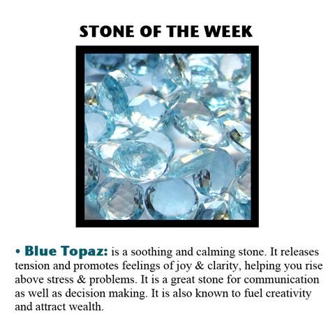 Stone: BLUE TOPAZ Blue Topaz Properties, Blue Topaz Benefits, Blue Topaz Crystal Meaning, London Blue Topaz Meaning, Blue Topaz Meaning, Topaz Meaning, Blue Topaz Rings, Witchcraft Crystals, Stone Meanings