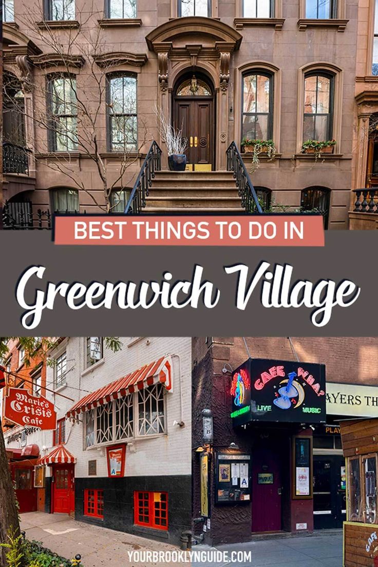 the best things to do in greenwich village, new york city with text overlay