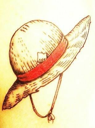 a drawing of a bird with a hat on it's head