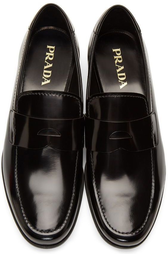 Prada For Men, Prada Loafers, Kids Leather Shoes, Mens Footwear, Best Shoes For Men, Mens Designer Shoes, Fashion Man, Raf Simons, Cowboy Boot