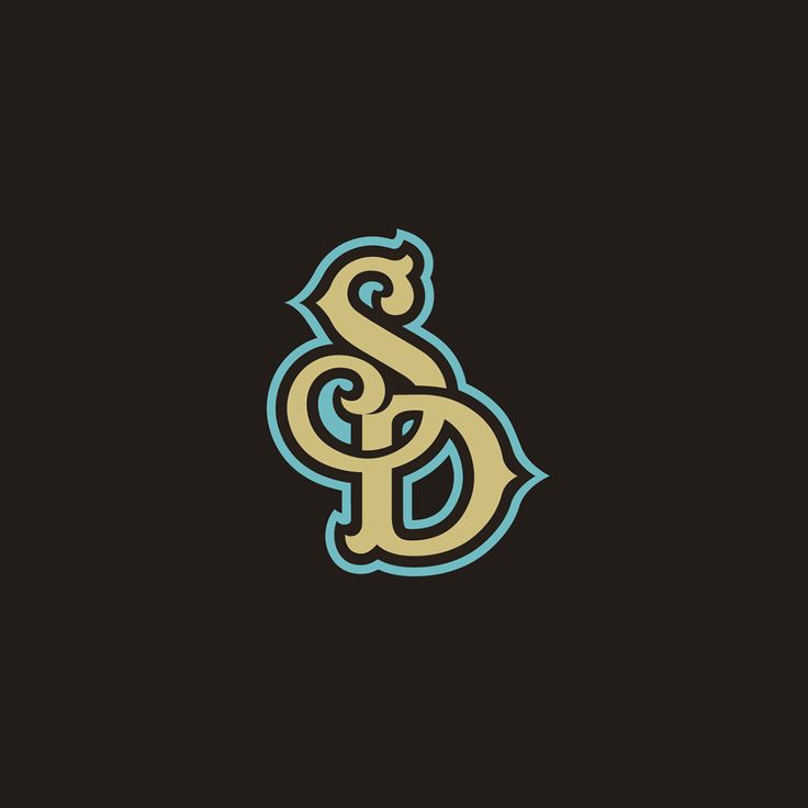 the letter s is made up of two colors and has a snake on it's side