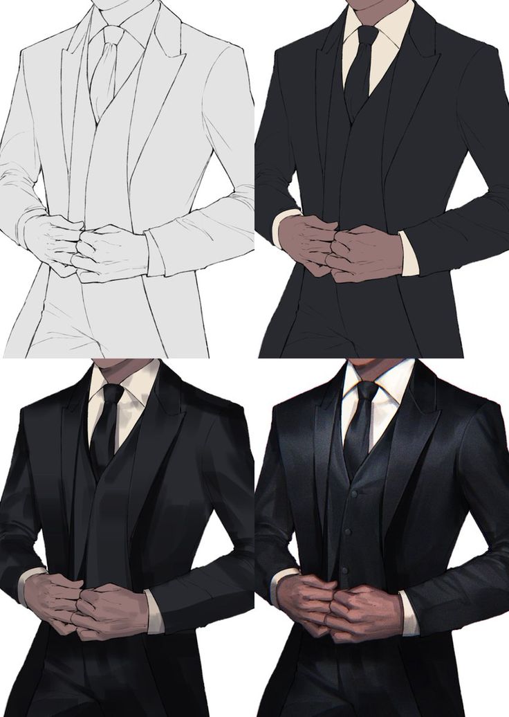 two men in suits and ties standing next to each other with their hands on their hipss