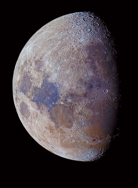 an image of the moon taken from space