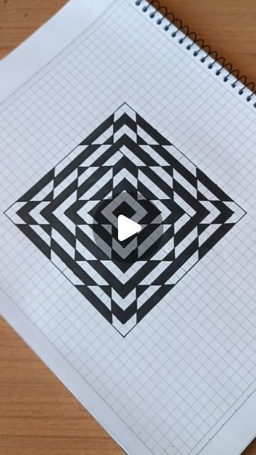 Omran O Mezher on Instagram: "#drawing 
#3d" 3d Drawings On Graph Paper, Grid Paper Drawings Easy, Graph Paper Drawings Step By Step, Graphing Paper Drawings, Grid Art Ideas, Graph Paper Art Pattern, Graph Paper Art Easy, Paper Art Ideas, Geometric Patterns Drawing