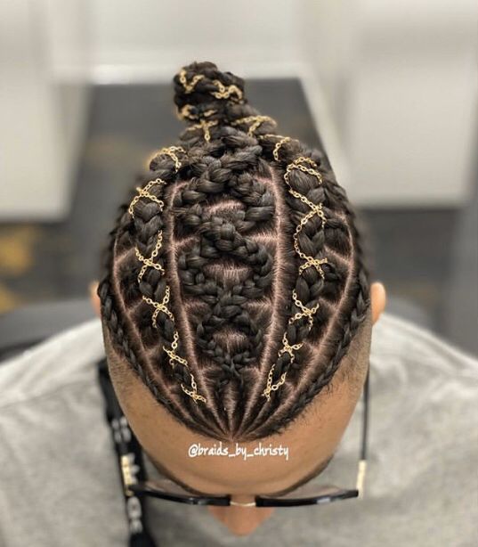 Men Fishtail Braid, Men’s Braids Hairstyles With Taper, Braid Designs For Men, Cornrow Braids Men, Braids With Fade, Hair Braid Patterns, Braid Styles For Men, Boy Braids Hairstyles, Men Braids