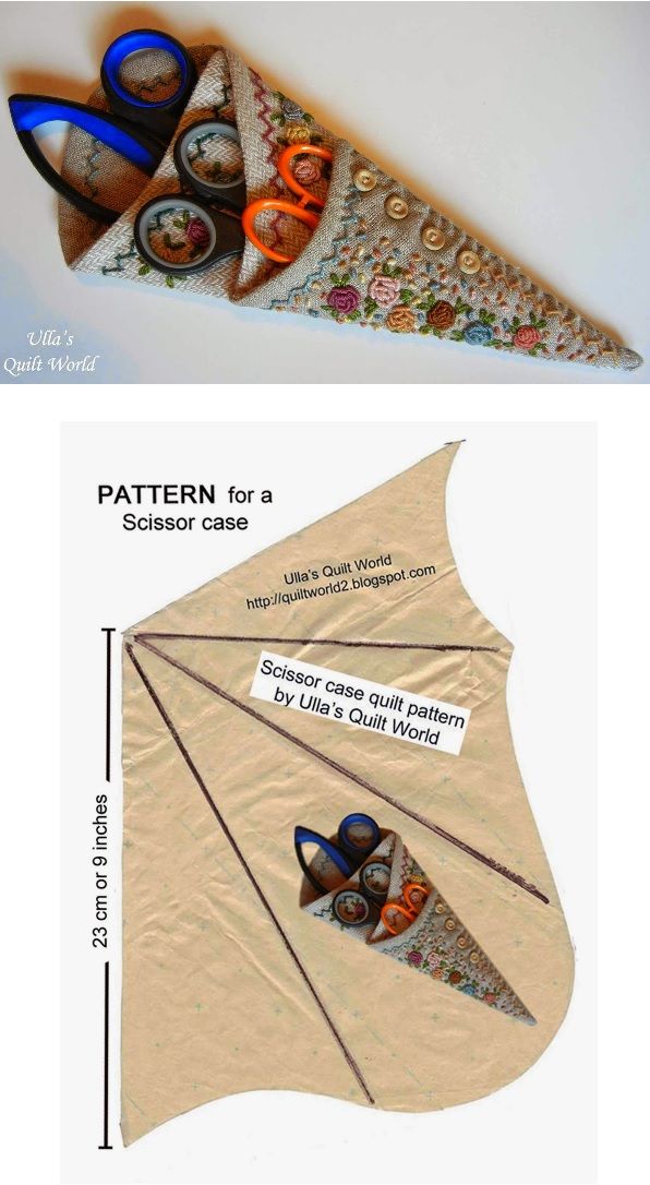 an upside down kite is shown with instructions for how to sew and cut it