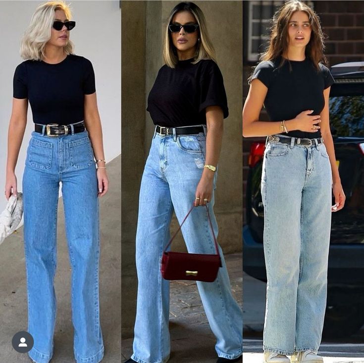 90s Baggy Jeans Outfit, 90s Jeans Outfit, Classic Feminine Style, Straight Leg Jeans Outfits, New York Outfit, Baggy Jeans Outfit, Outfits Con Jeans, Cool Girl Style, Outfit Primavera