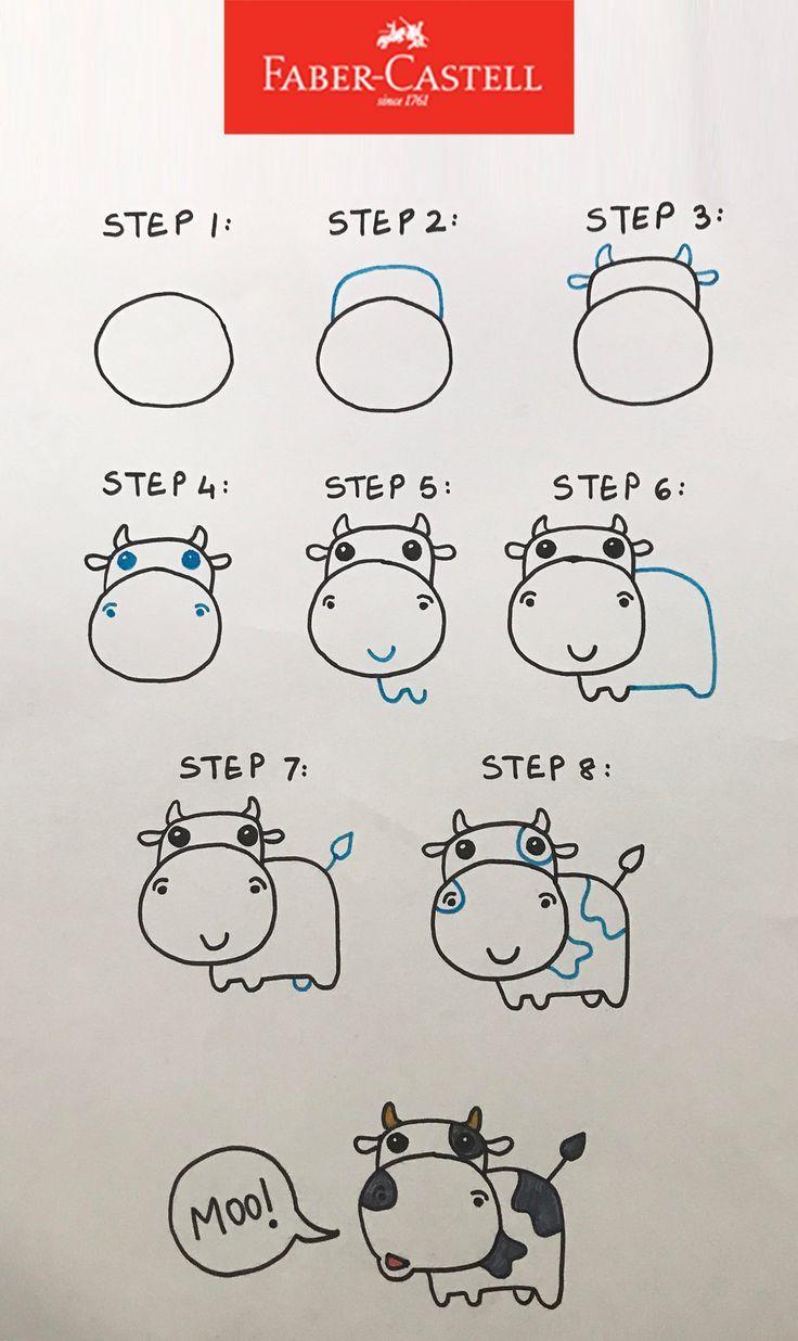 the instructions for how to draw a cartoon hippopotamus with different expressions on it