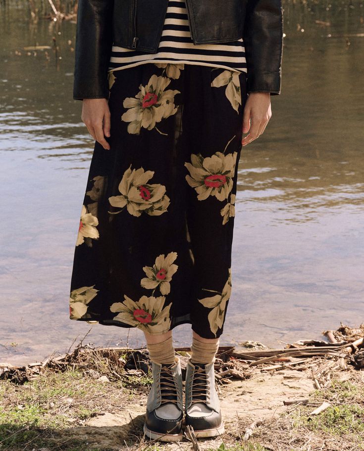 The Idol Skirt. -- Relic Rose SKIRTS THE GREAT. FALL 24 D1 Sweater Details, The Idol, Icon Shoes, Wing Shoes, Red Wing Shoes, Boot Jewelry, Classic Wardrobe, Womens Size Chart, Sneaker Heels