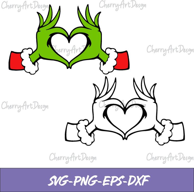 two hands making a heart shape with the words svg - png eps dxf