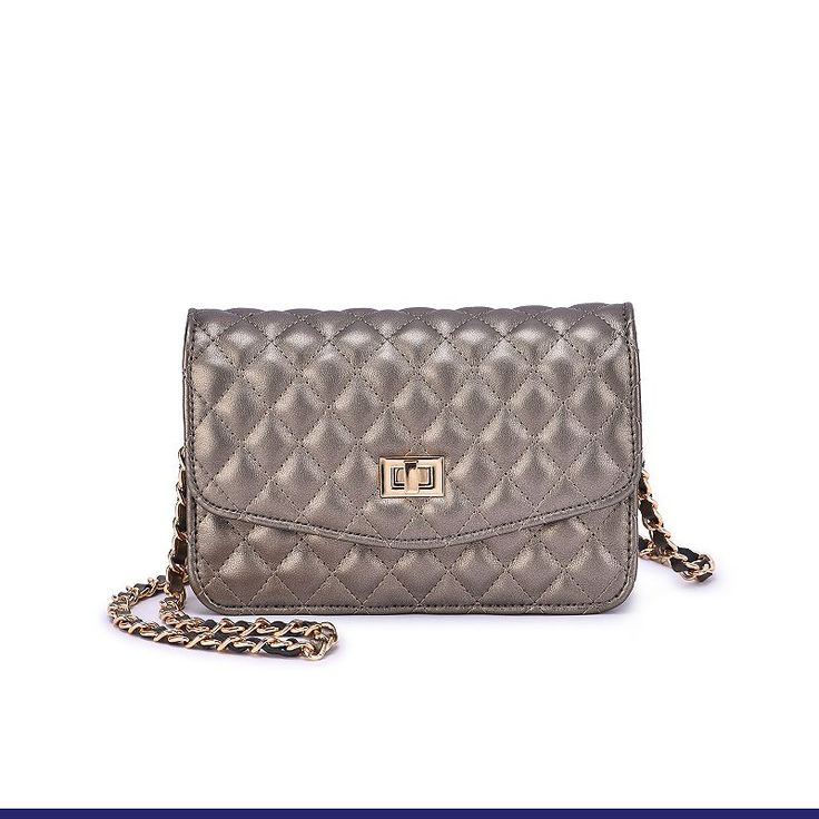 Express your trendiness by sporting this fabulous women's crossbody wallet by Mellow World, featuring a stylish quilted design. How do you accessorize? Check out our ACCESSORIES GUIDE for essential tips to elevate your style with must-have accessories. HANDBAG FEATURES Strap can be folded for shorter carry or tucked in to use as a clutch HANDBAG DETAILS 5"H x 7.5"W x 1.5"D Drop down length: 21.5" Twist-lock closure Chain-link straps Interior: 1 zip pocket Gold tone hardware FABRIC & CARE Faux Le Chic Quilted Wallet On Chain, Quilted Clutch For Evening, Quilted Rectangular Wallets For Evening, Quilted Rectangular Evening Wallets, Quilted Crossbody Wallet For Everyday Use, Everyday Quilted Crossbody Wallet On Chain, Quilted Rectangular Wallet On Chain For Everyday, Everyday Quilted Rectangular Wallet On Chain, Quilted Rectangular Wallet On Chain