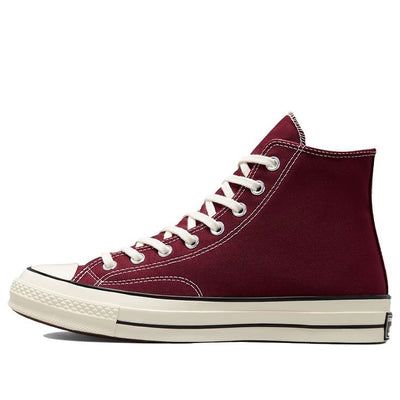 Converse Chuck 70 High 'Recycled Canvas - Deep Bordeaux' 171567C (SNKR/Unisex/High Top) Wine Red Converse, Downtown Shoes, Dark Red Converse, Dark Red Shoes, Burgundy Converse, Converse 70s, Maroon Converse, Maroon Shoes, List Making