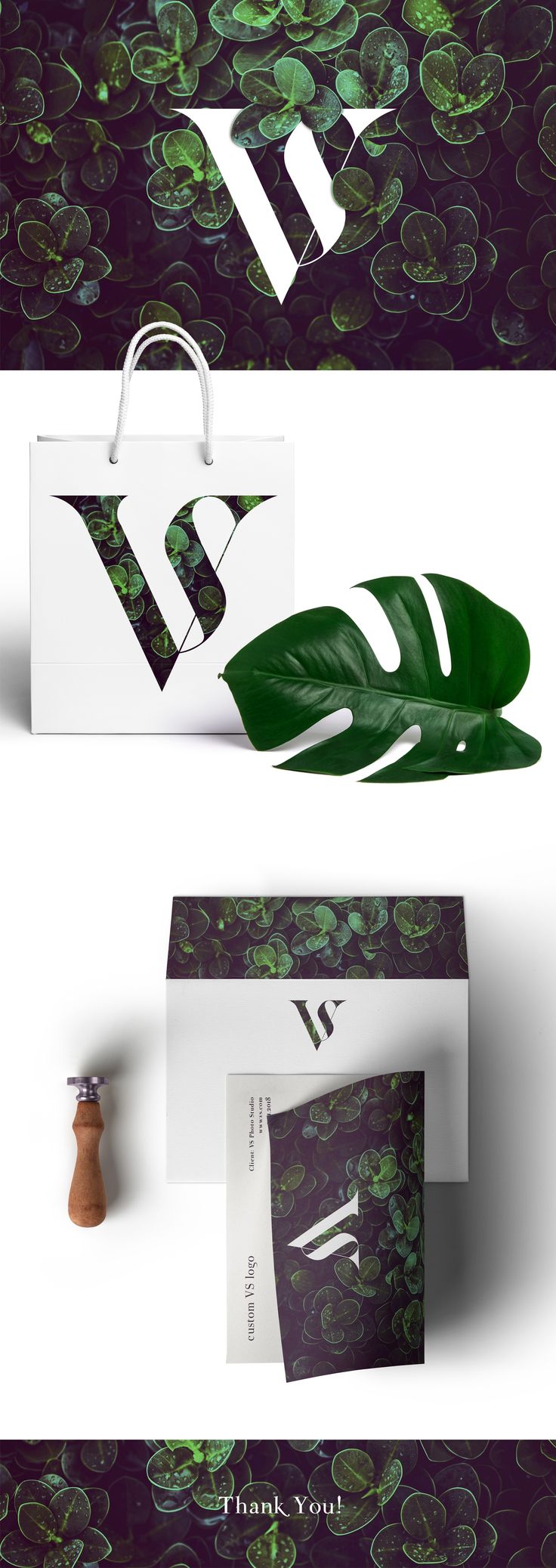 the packaging design is designed to look like leaves