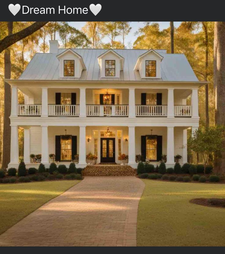 a large white house with lots of windows