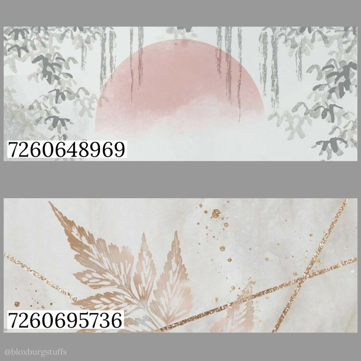 two different wallpapers with trees in the background and one has a pink sun on it