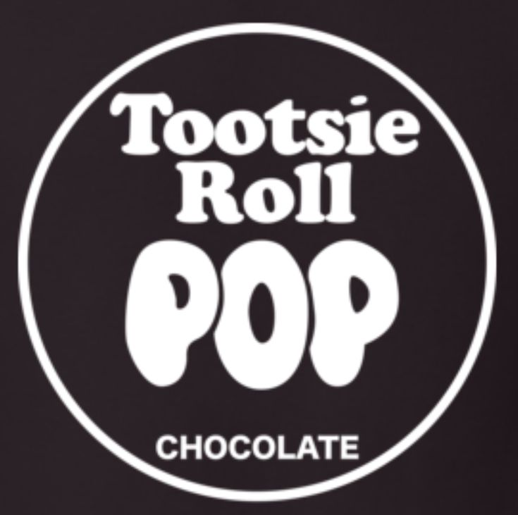 the logo for tootsie roll pop chocolate