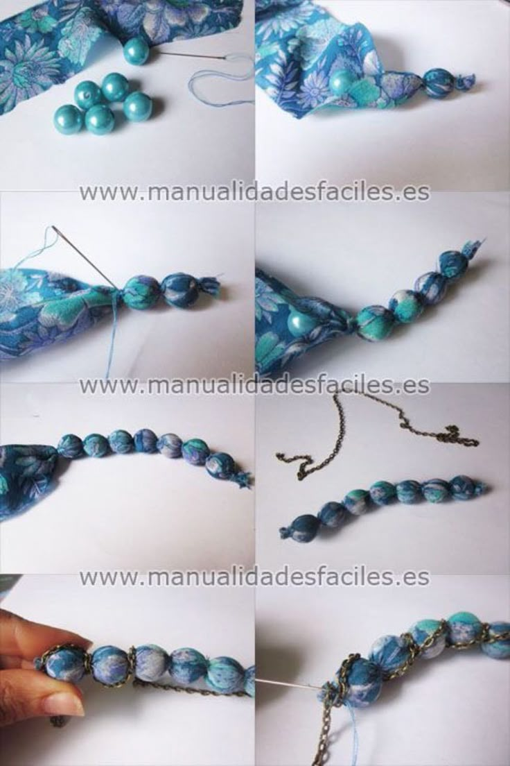 instructions for making beaded necklaces with beads