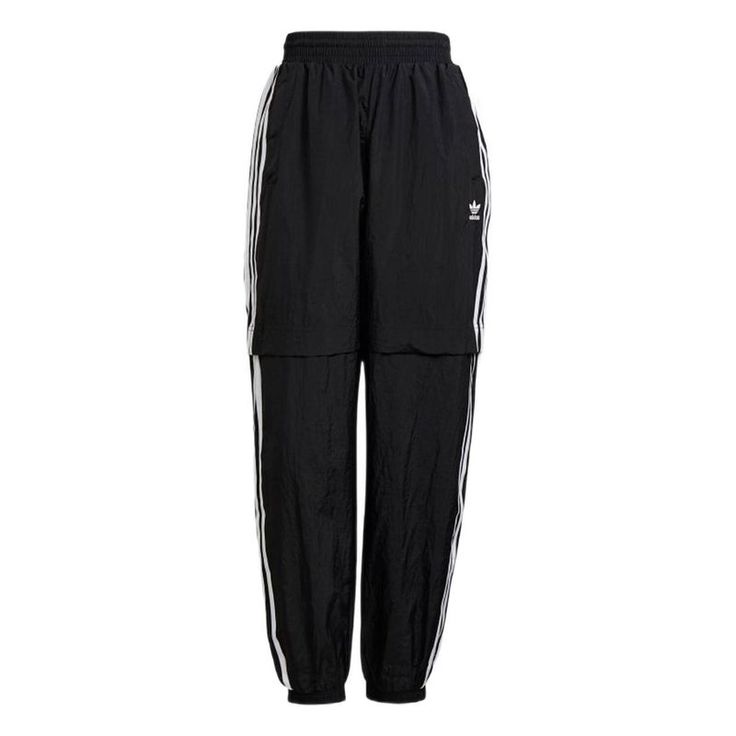 Womens Black Nylon Trousers With Front Pockets And Laces. Brand: Adidas. Gender: Women. Type: Trousers. Season: Spring/Summer. Color: Black. Pattern: Plain. Fastening: Laces. Pockets: Front Pockets. Composition: 100% Nylon. Washing: Machine Wash At 30. Adidas Pants Women, Adidas Hose, Women Trousers, Jogger Pants Casual, Lace Pocket, Womens Capri Pants, Black Slacks, Outdoor Pants, Armani Jeans