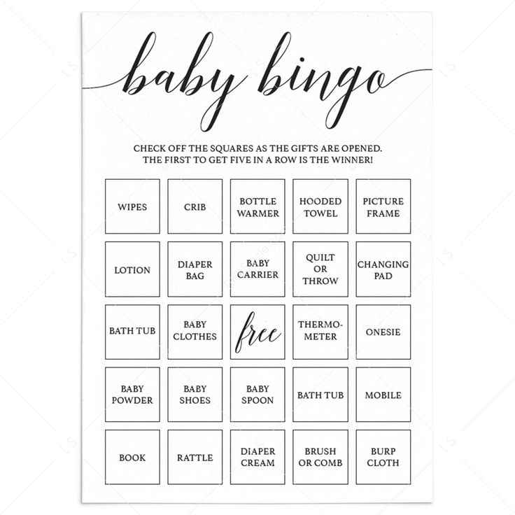 Prefilled baby bingo cards instant download by LittleSizzle Baby Shower Gift Bingo, Free Printable Bingo Cards, Blank Bingo Cards, Animal Baby Shower Games, Baby Shower Party Games, Bingo Set, White Baby Showers, Baby Bingo, Simple Baby Shower