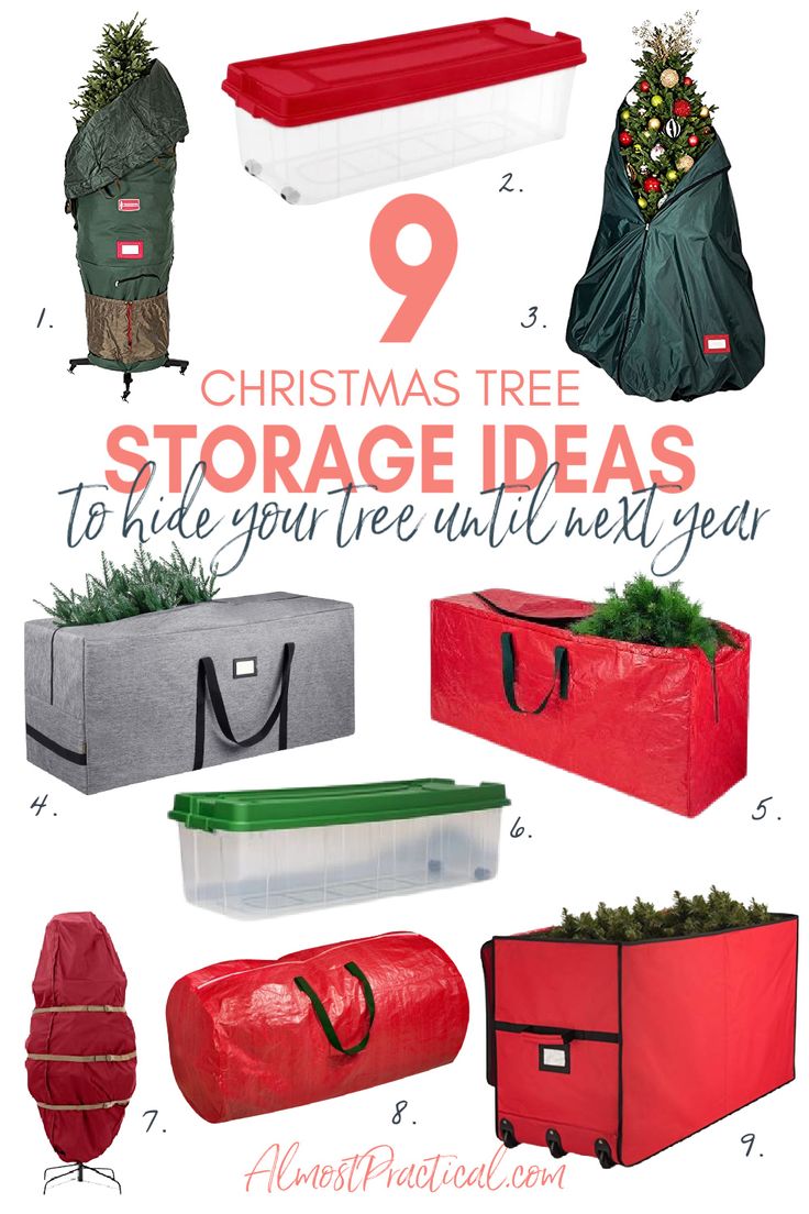 christmas tree storage ideas to hide the guilt next year and keep your trees warm this holiday