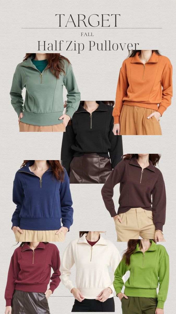 The viral quarter zip pullover from Target is back and in so many colors! These are the best for fall, they can be dressed up or dressed down. #target #targetfind #falloutfit Follow my shop @Lo_Novi1 on the @shop.LTK app to shop this post and get my exclusive app-only content! #liketkit #LTKmidsize #LTKunder50 #LTKSeasonal @shop.ltk https://liketk.it/4hsZv Target Must Haves, Target Finds, Quarter Zip Sweatshirt, Quarter Zip Pullover, Zip Sweatshirt, Fall Outfit, Dressed Down, A New Day, New Day