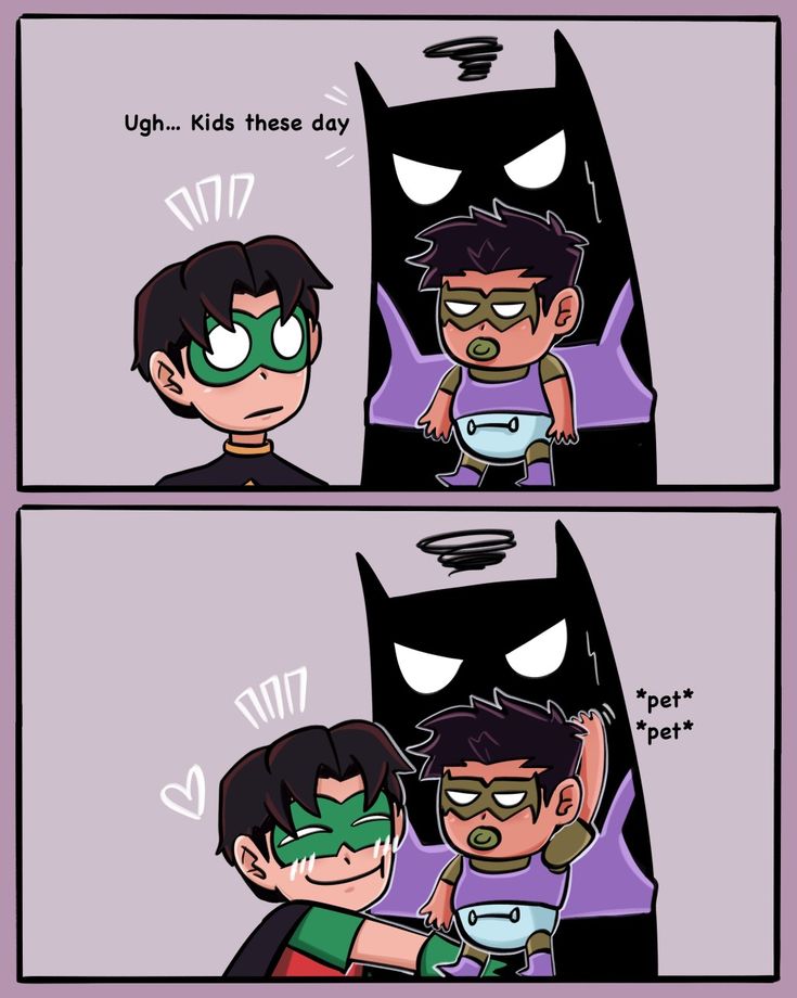 two comics with batman faces and the caption that says, you can't tell what