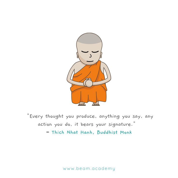 an image of buddha with the quote every thought you produce, anything you say, any action you do