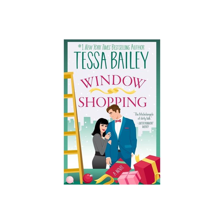 the book cover for window shopping by tessa bailey