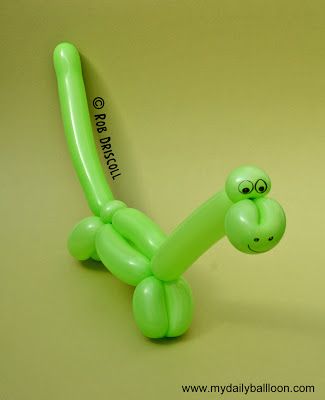 an inflatable balloon shaped like a snake