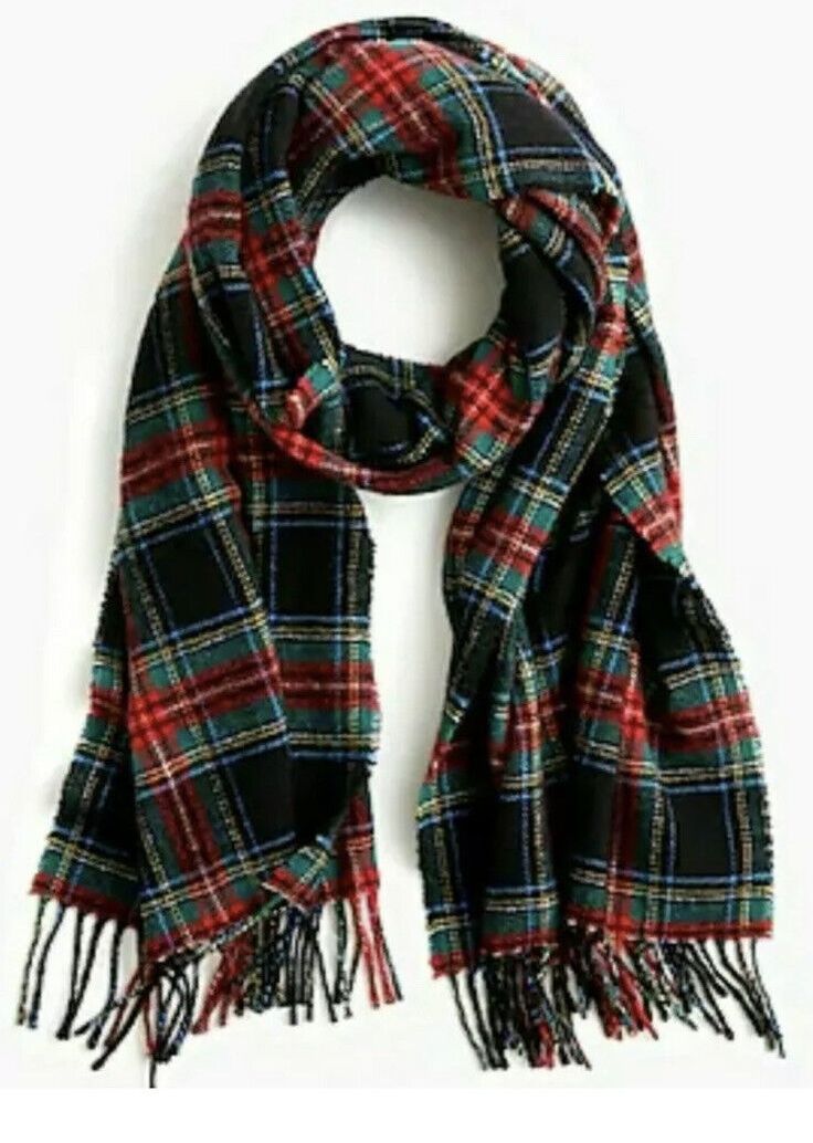 3D. J. Crew Tartan Cerise Red Plaid Wool Blend Blanket Scarf Italy $69 NEW. Condition is "New with tags". Shipped with USPS Priority Mail. Condition is New with tags. PRODUCT DETAILS  A reversible wool scarf in festive tartan is a holiday-gifting must (for yourself, too) Wool blend/polyamide/other fibers. Made in Italy. Item H3794. SIZE & FIT 73 3/4" L x 20" W. Tartan Plaid Scarf, Trim Scarf, Cable Knit Scarf, Tartan Scarf, Plaid Blanket Scarf, Checked Scarf, Knit Infinity Scarf, Crew Clothing, Striped Scarves