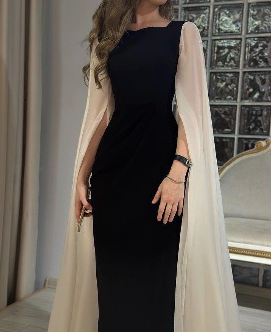 note Black Tight Prom Dress, Tight Prom Dresses, Classy Prom, Chiffon Sleeves, Dresses Formal Elegant, Elegant Dresses Classy, Elegant Party Dresses, Evening Gowns Elegant, Ball Gowns Evening