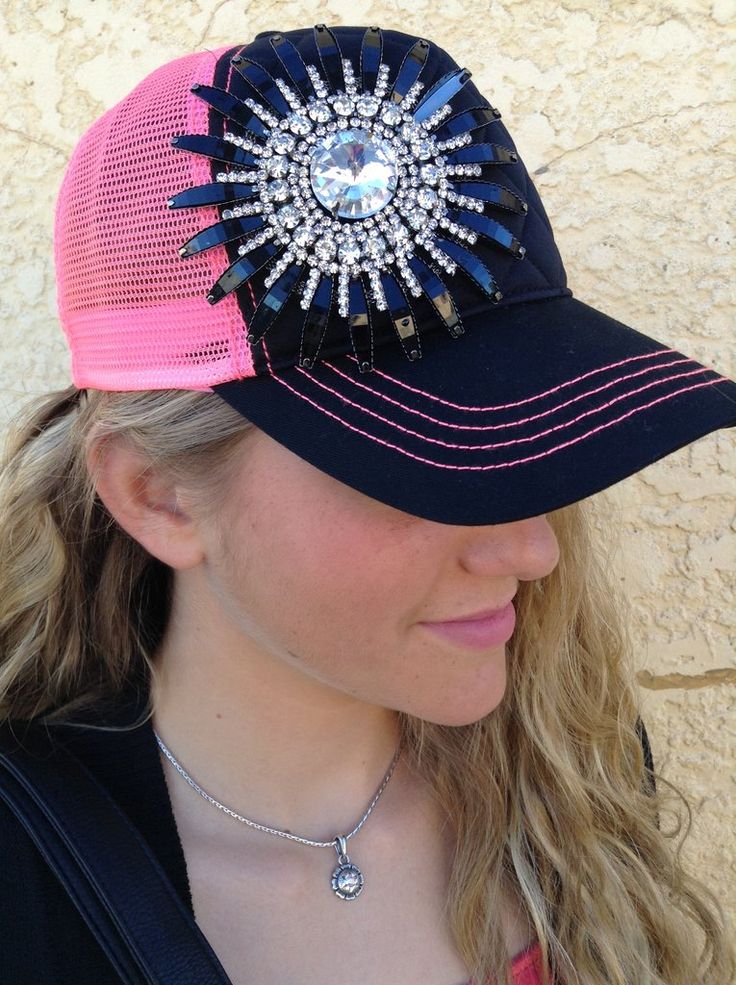 Neon Trucker Bling Hat (Other Colors) Bling Hat, Contrast Stitch, Trucker Hats, Other Colors, Trucker Hat, Stitching, Neon, Hats, Color