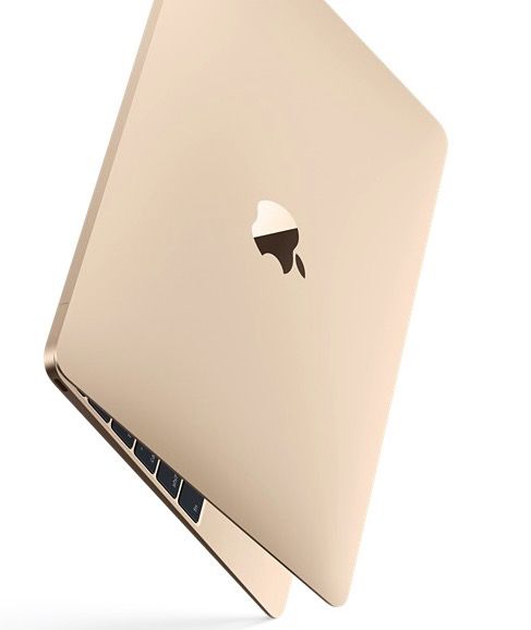 an apple macbook air laptop with its lid open