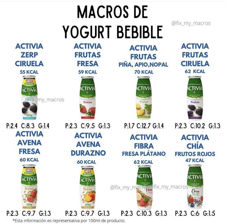 an advertisement for yogurt bebbles with the names in spanish and english