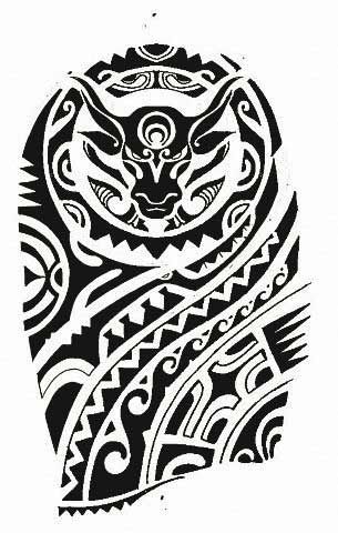 Best Taurus Tattoos Tattoo Maori Perna, Taurus Bull Tattoos, Bull Tattoo, Tattoo Snake, Polynesian Tattoo Designs, Maori Tattoos, Bull Tattoos, Marquesan Tattoos, Taurus Tattoos