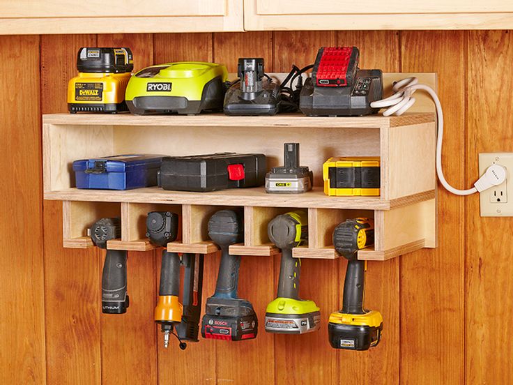 there are many different tools on the shelf