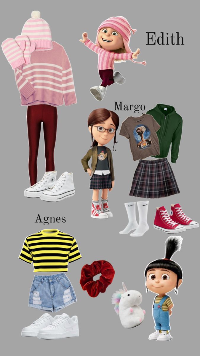 an image of children's clothing and shoes with names in the bottom right corner