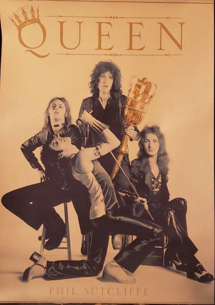 an old photo of the band queen