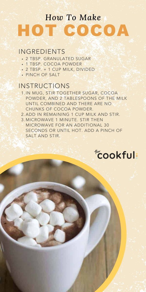 a recipe for hot chocolate with marshmallows