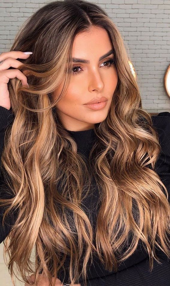 Autumn Hair, Hair Color Caramel, Gorgeous Hair Color, Caramel Hair, Brunette Balayage Hair, Long Hair Color, Brown Hair Balayage, Honey Hair, Brown Blonde Hair