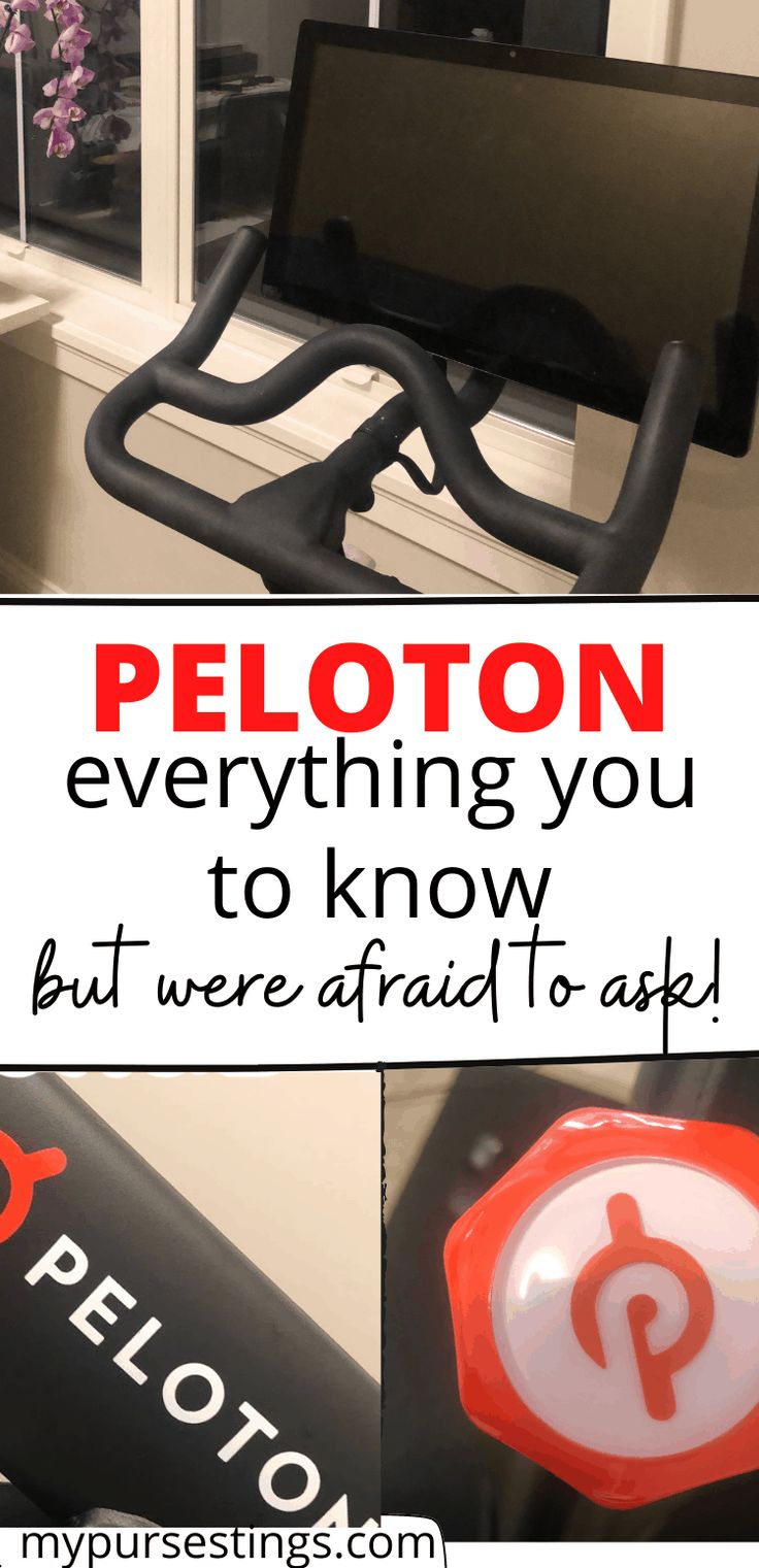 there is a sign that says peloton everything you need to know but were afraid to ask