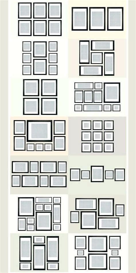 several different types of frames are shown in black and white, including one for each frame